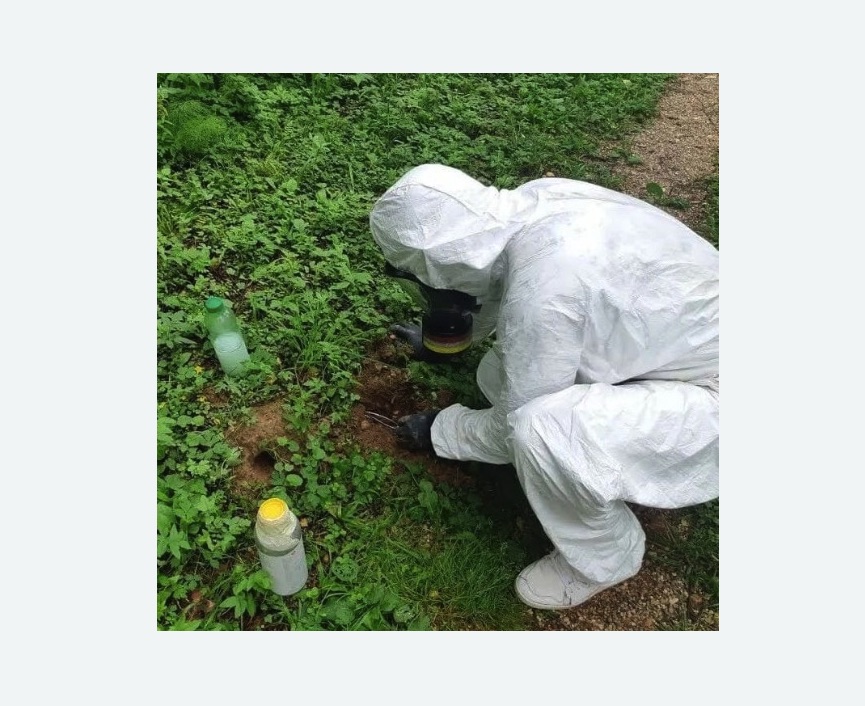 уничтожение кротов на участке в Усть-Лабинске